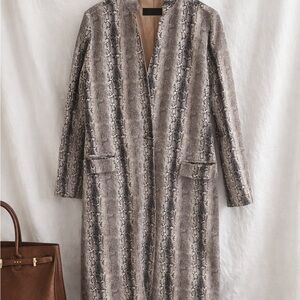 BlankNYC Snakeskin Vegan Leather Coat